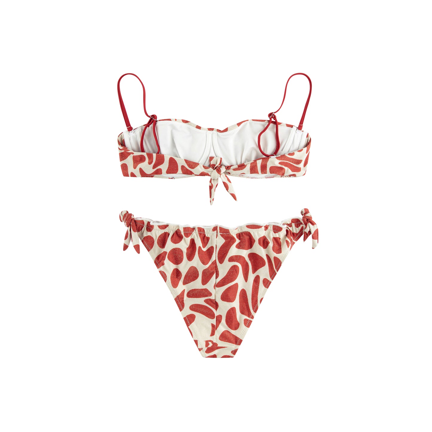 BLOOD PRINT DECONSTRUCTED BIKINI