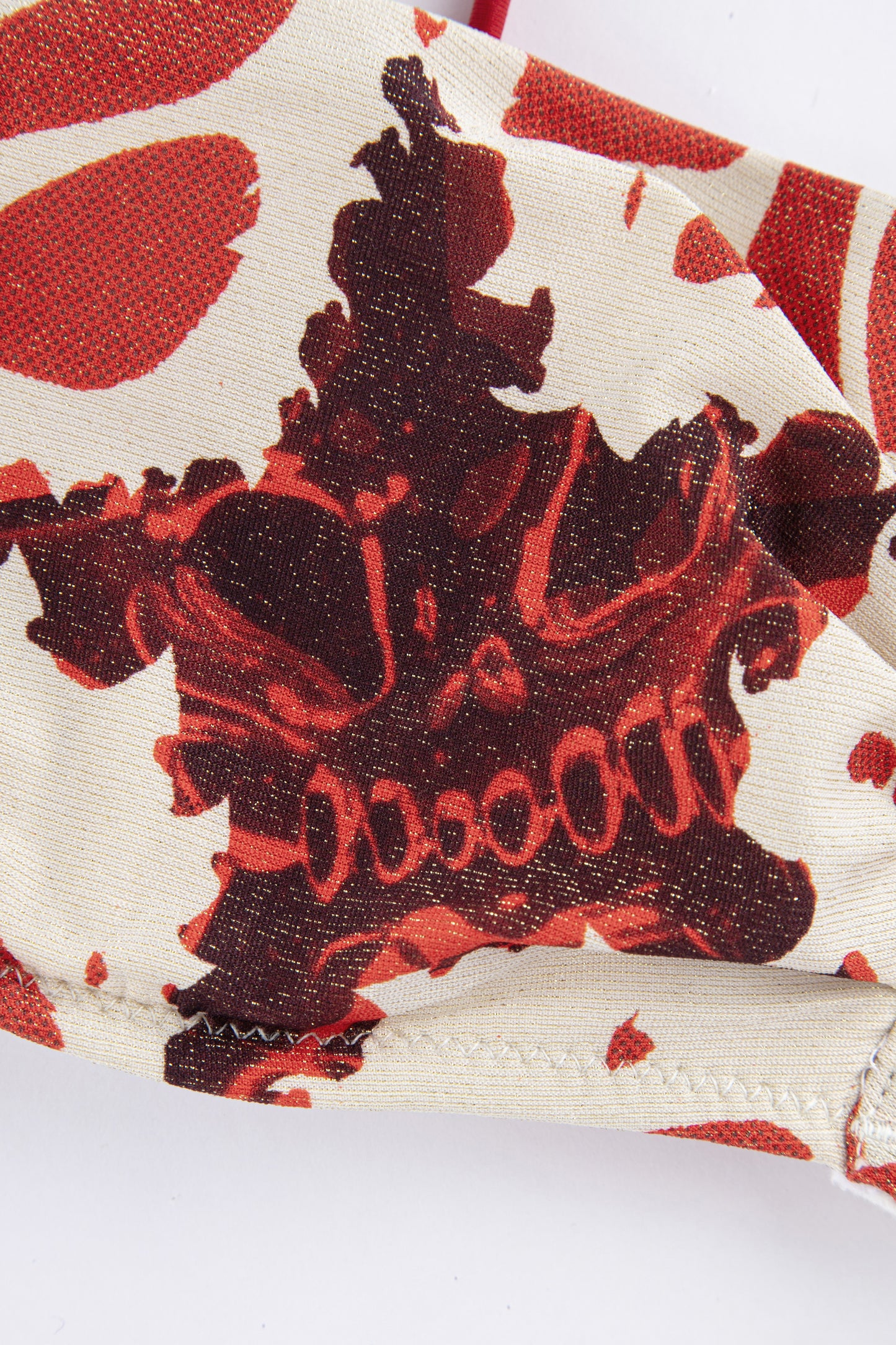 BLOOD PRINT DECONSTRUCTED BIKINI