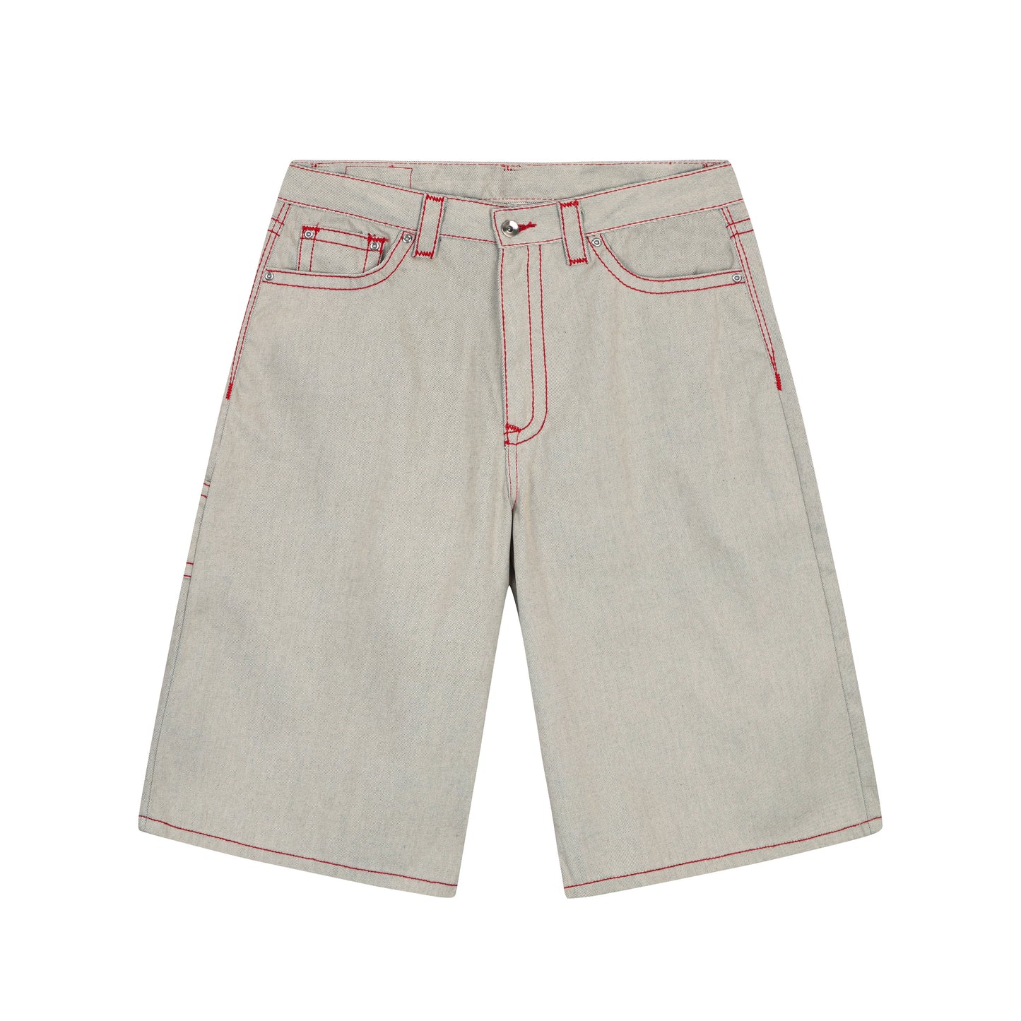 HEAVY STITCH STAR POCKET SHORTS OFF WHITE