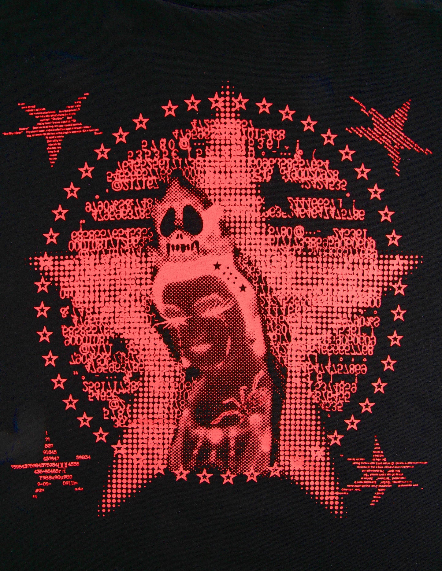STARBURST GUANYIN TEE BLACK