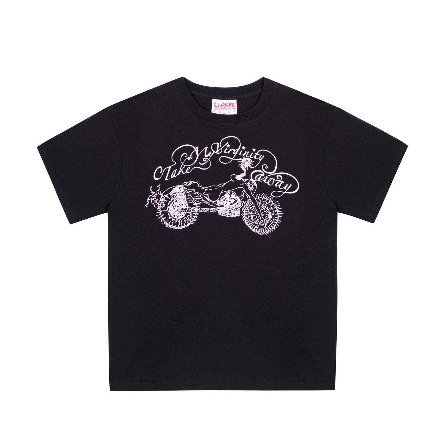 TAKE MY VIRGINITY AWAY TEE BLACK