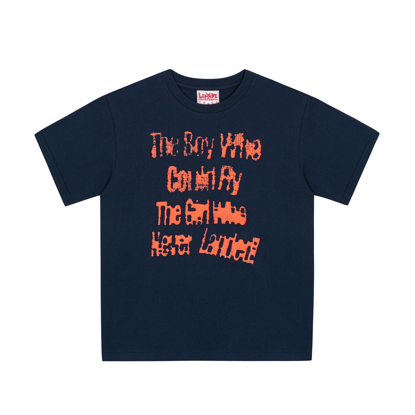 THE BOY WHO COULD FLY TEE NAVY