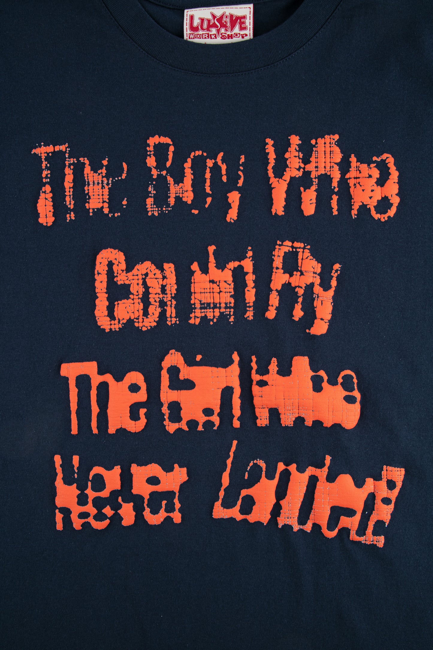 THE BOY WHO COULD FLY TEE NAVY