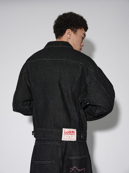 短版牛仔外套