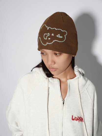 刺繡毛帽