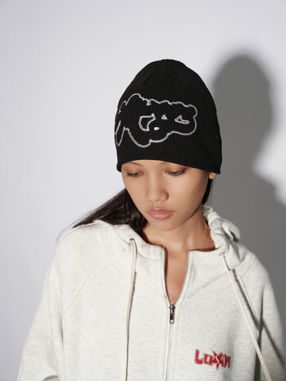 刺繡毛帽