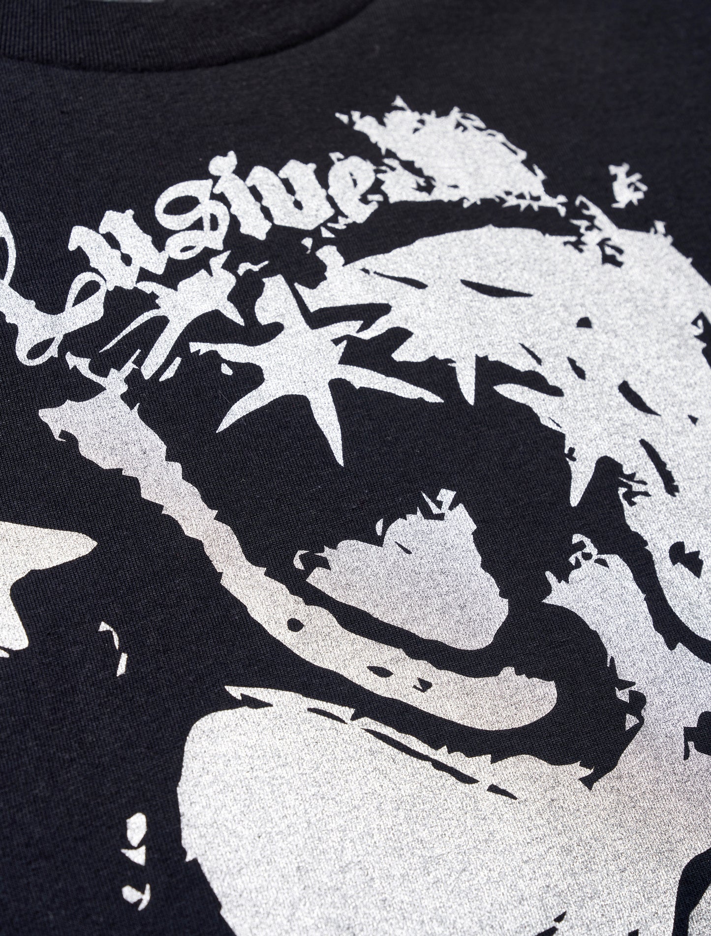 LUSIVE SKULL TEE BLACK