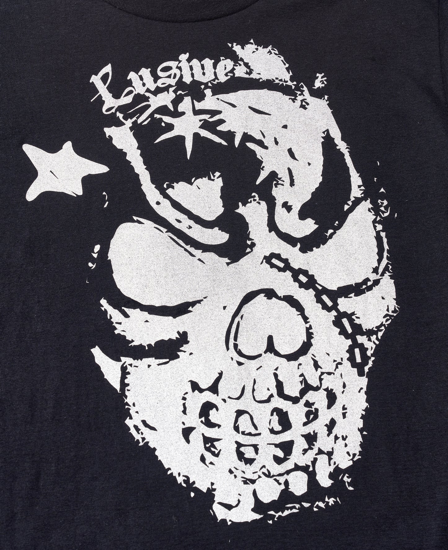 LUSIVE SKULL TEE BLACK
