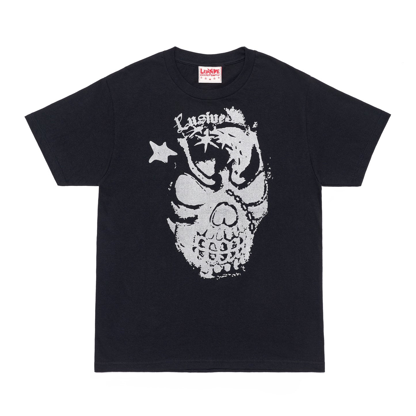 LUSIVE SKULL TEE BLACK