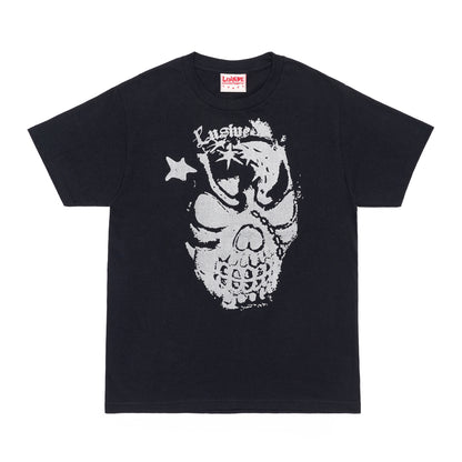 LUSIVE SKULL TEE BLACK