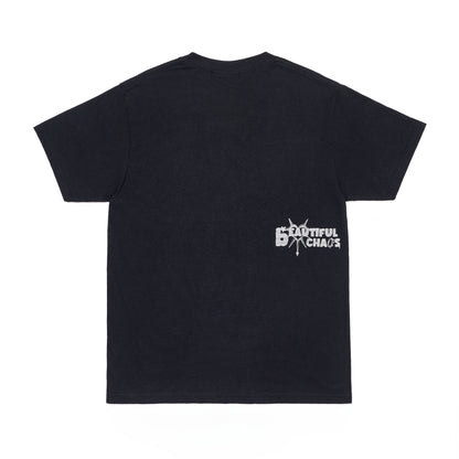 LUSIVE SKULL TEE BLACK