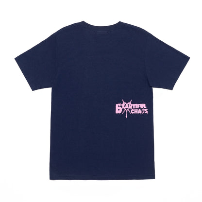 CRYBABY CHAOS TEE NAVY