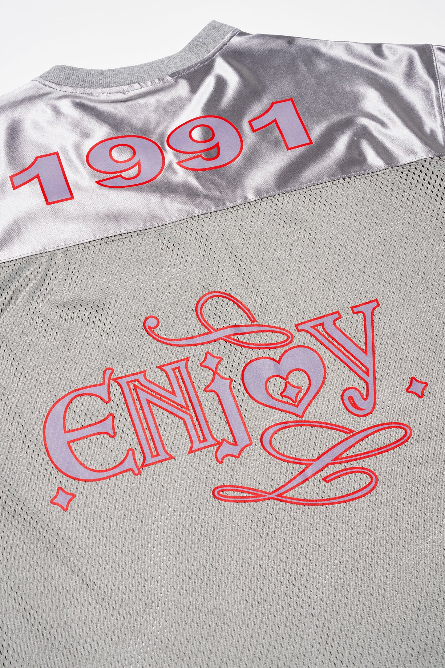 1991 FOOTBALL TOP JERSEY GREY