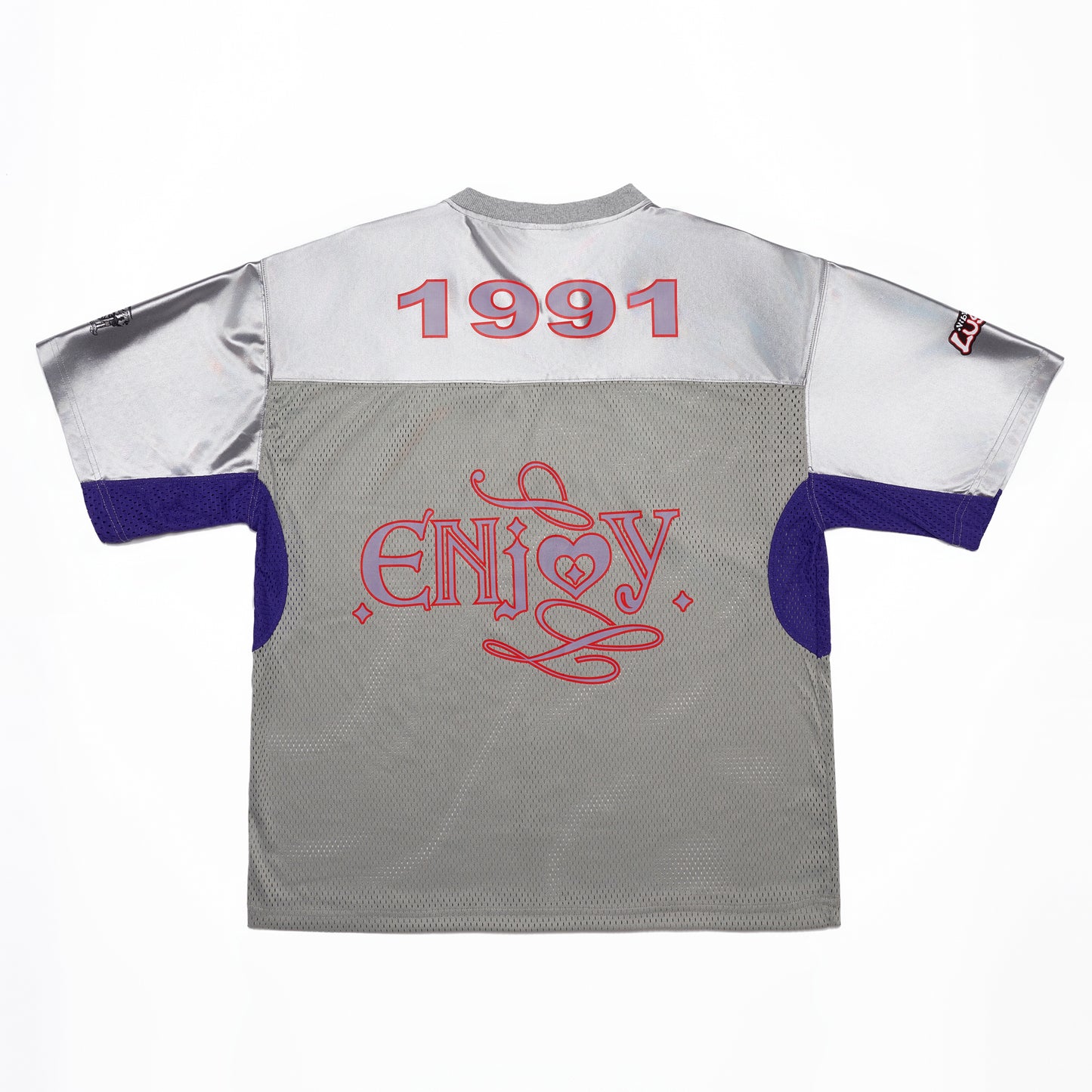 1991 FOOTBALL TOP JERSEY GREY