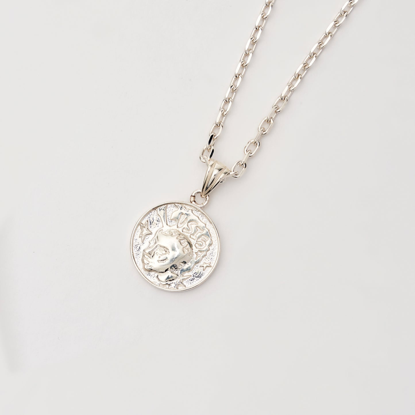 VIBE PUNKHEAD NECKLACE SILVER