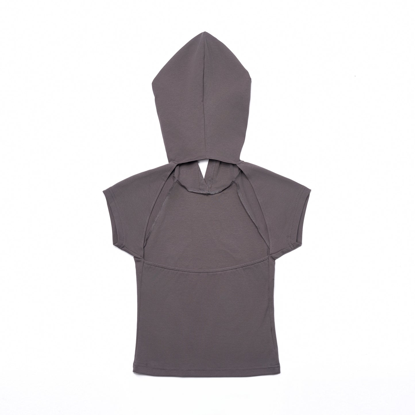 YOUR SWEET LOVIN HOODED TEE DRAK GREY