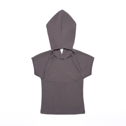 YOUR SWEET LOVIN HOODED TEE DRAK GREY