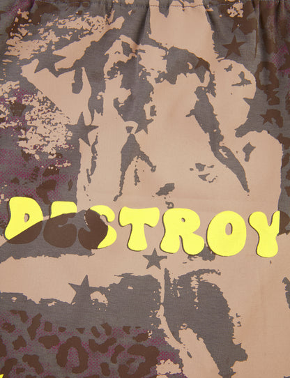 DESTROY GRAFFITI STAR TOP GREY