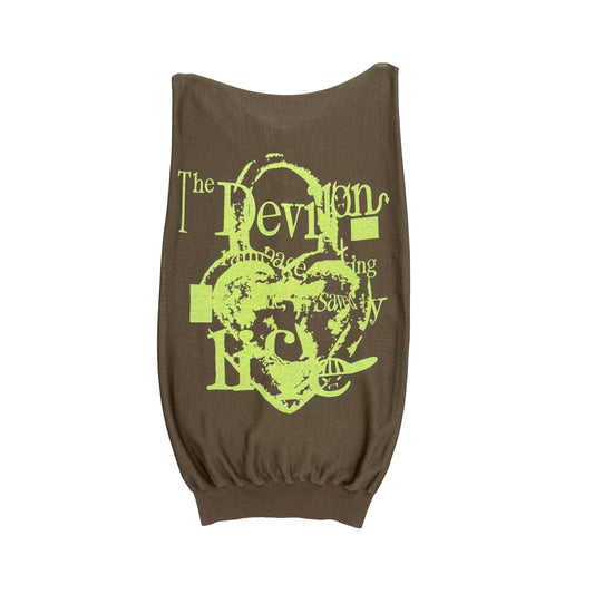 DEVIL’S LOCK TWISTED HALTER TANK