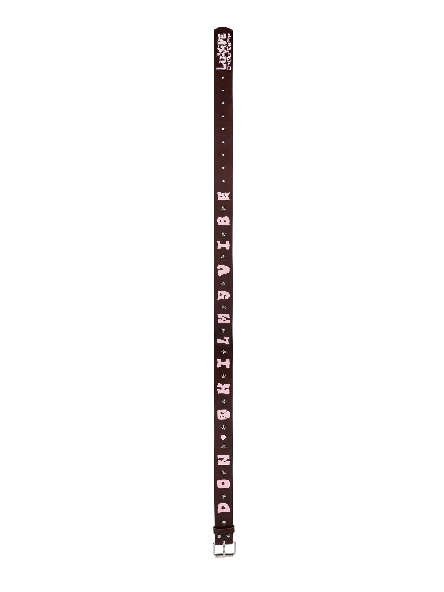 DON’T KILL MY VIBE HANDMADE LEATHER BELT