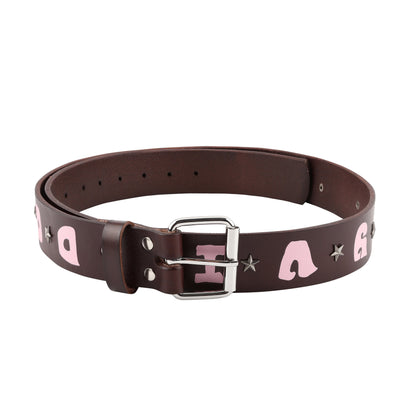 DON’T KILL MY VIBE HANDMADE LEATHER BELT