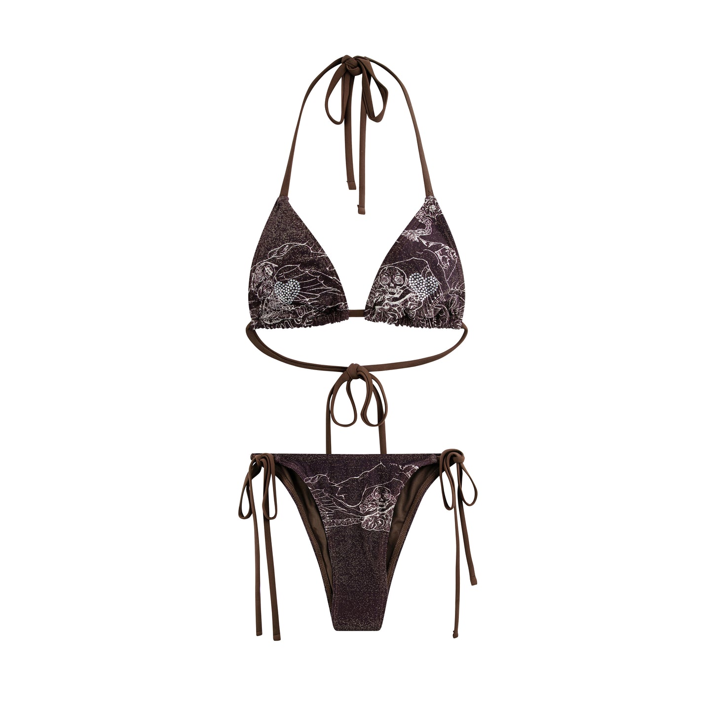 FALLEN BITCH GRAFFITI BIKINI