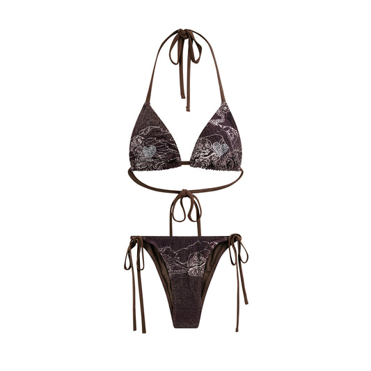 FALLEN BITCH GRAFFITI BIKINI