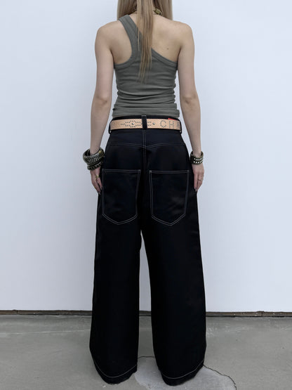 PUSSY TIME GROMMET OPEN-SHOULDER TANK
