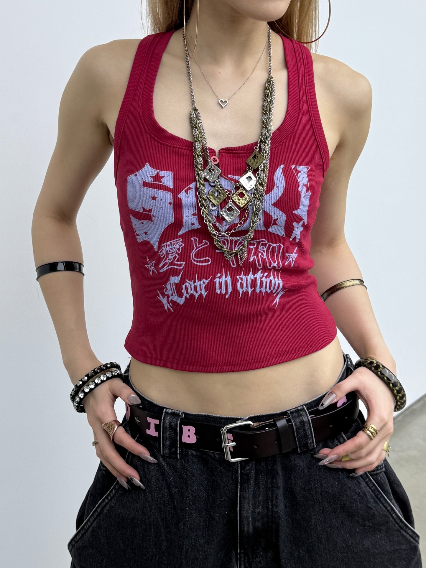 SAVED BY LIFE SWING COLLAR TANK