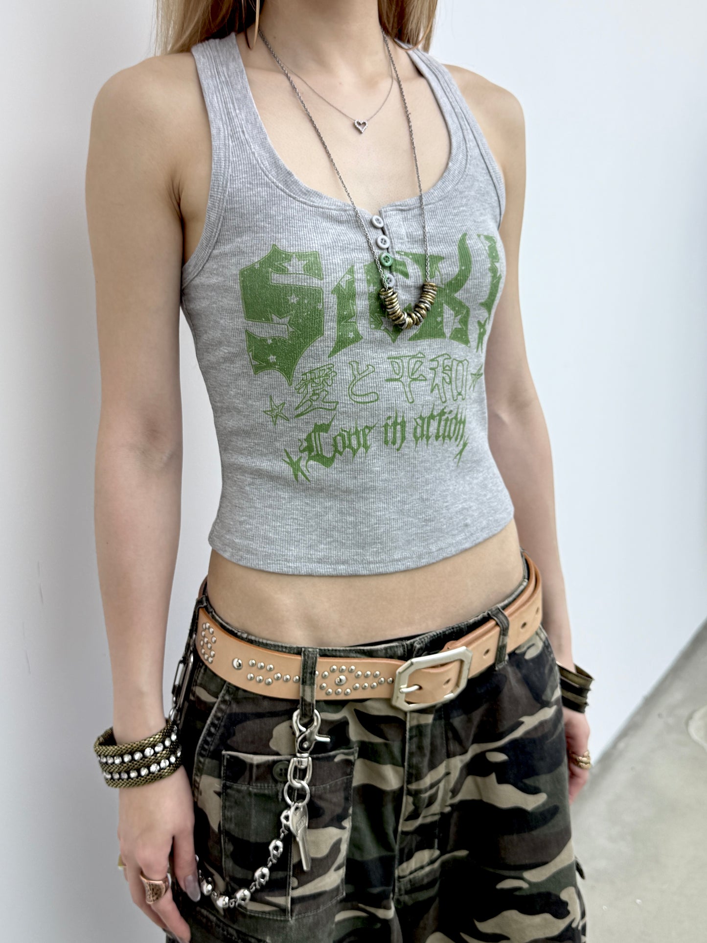 SAVED BY LIFE SWING COLLAR TANK