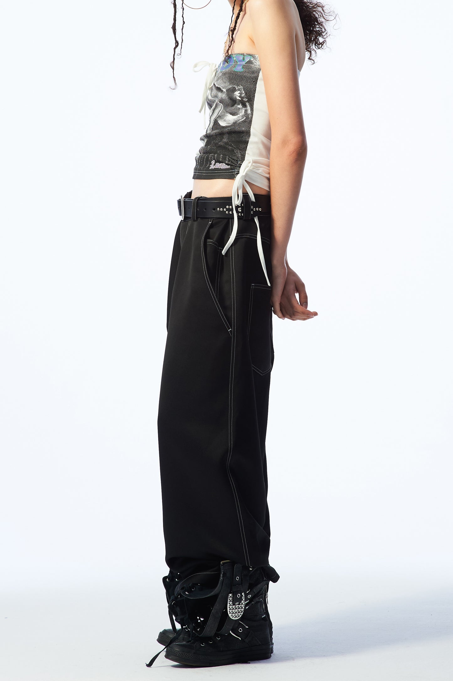 LUSIVE BAGGY CLASSIC PANTS