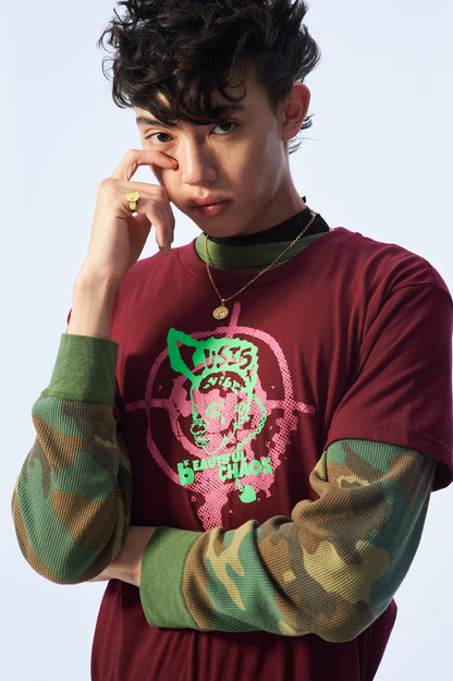 PUNKHEAD TEE DEEP WINE