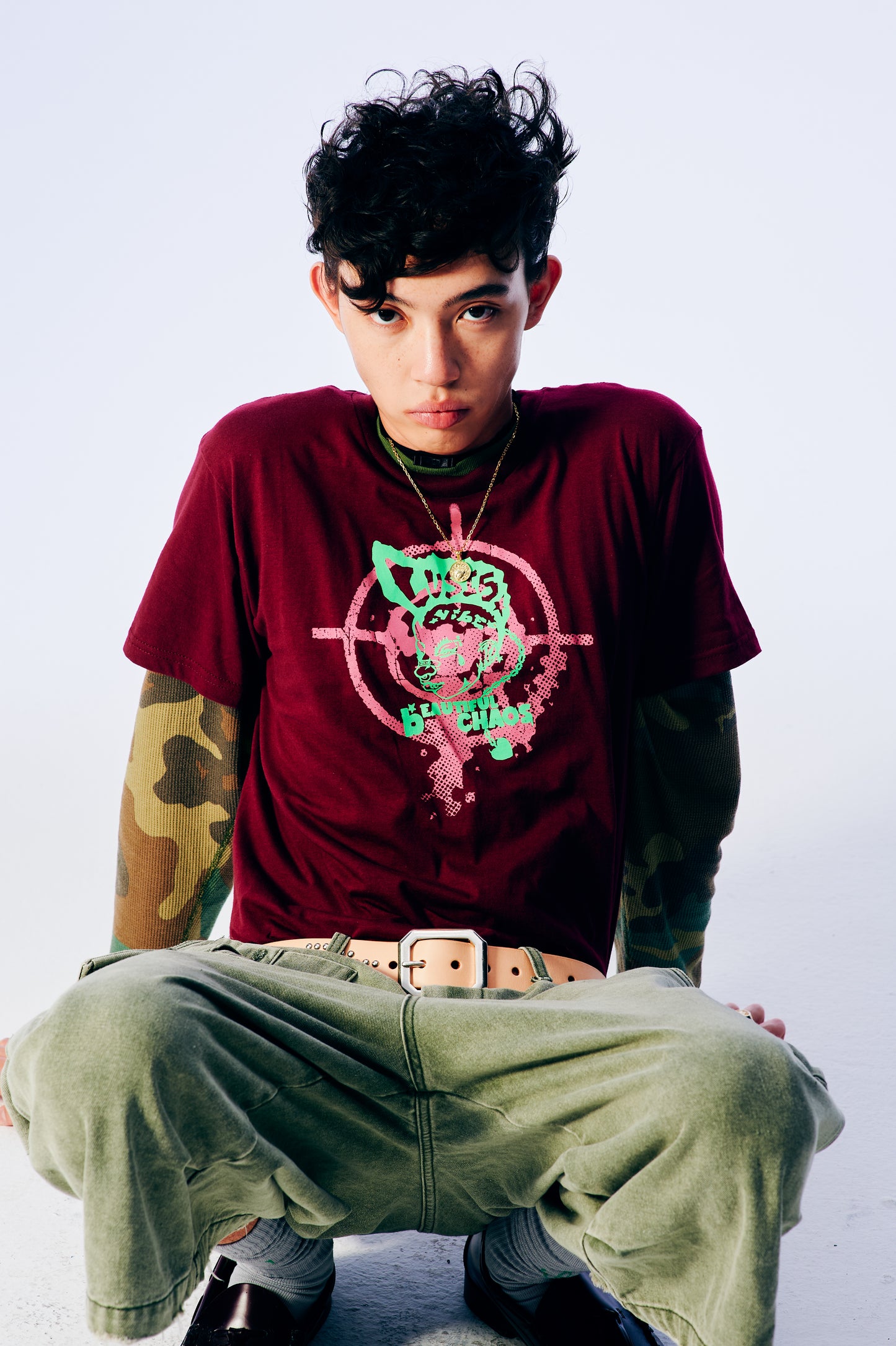 PUNKHEAD TEE DEEP WINE