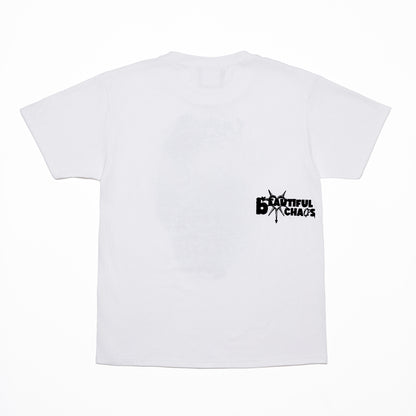 LUSIVE SKULL TEE WHITE