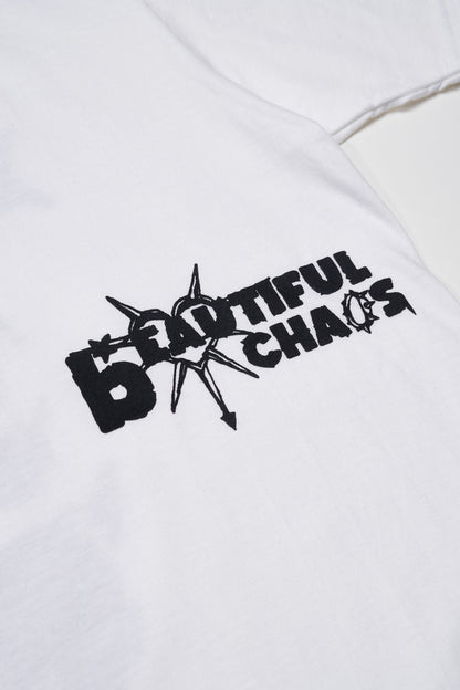 LUSIVE SKULL TEE WHITE
