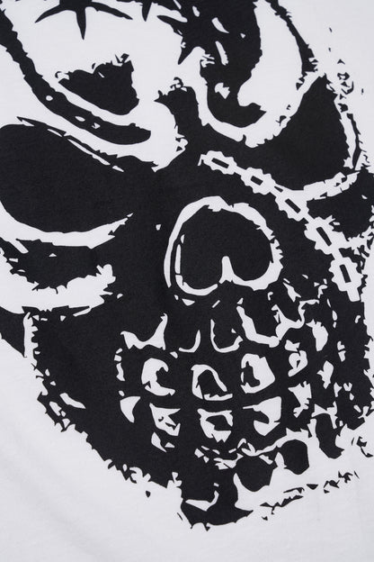 LUSIVE SKULL TEE WHITE