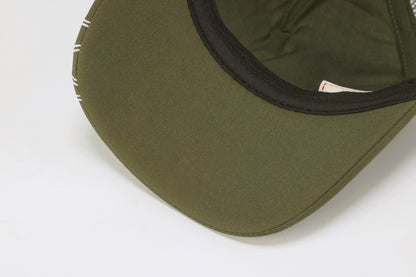 RHINESTONE EMBROIDERED TRUCKER CAP