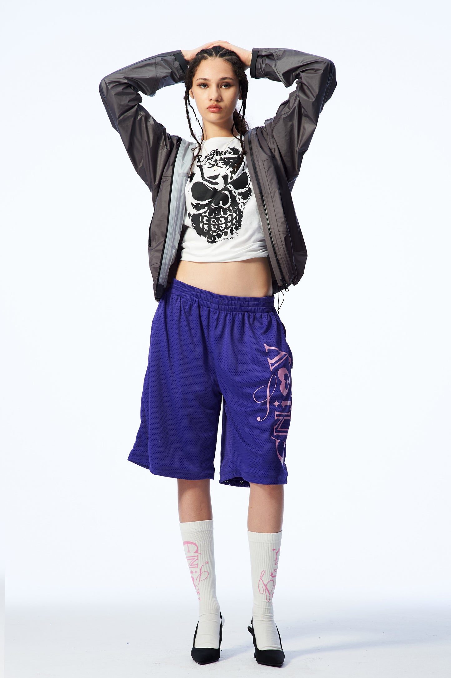 LUSIVE SKULL TEE WHITE