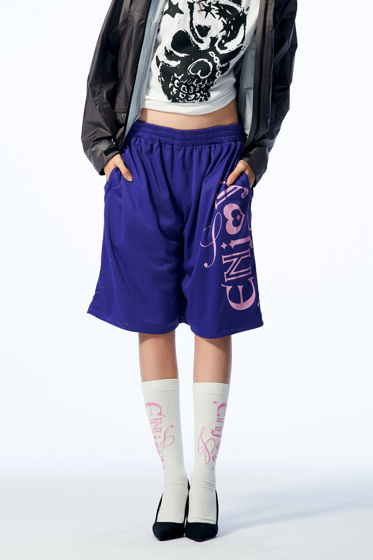 ENJOY JERSEY SHORT PURPLE