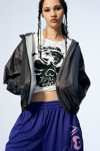 LUSIVE SKULL TEE WHITE