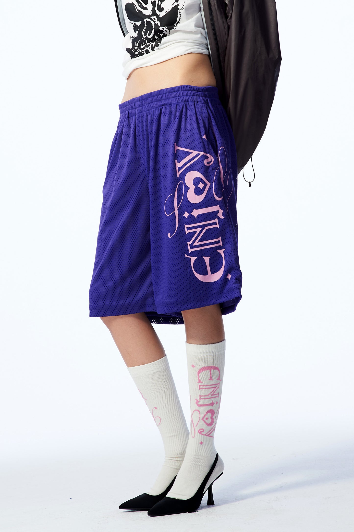 ENJOY JERSEY SHORT PURPLE