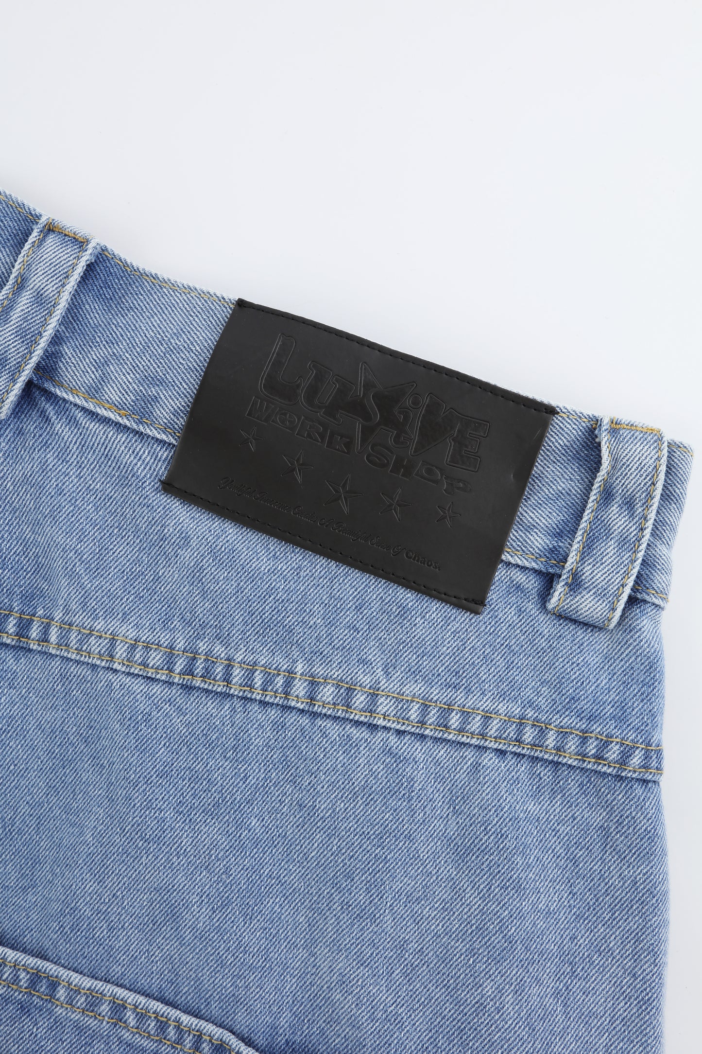 SKULL STAR BAGGY JEANS