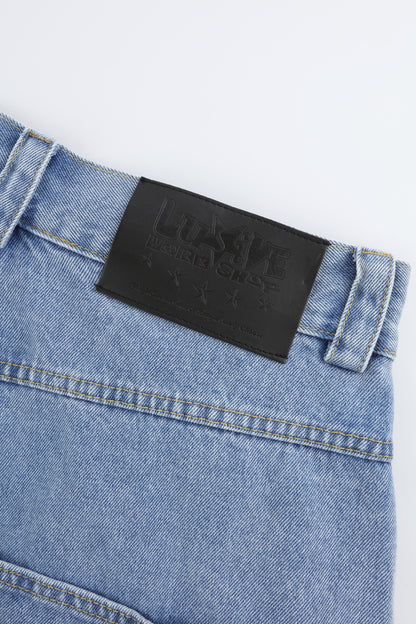 SKULL STAR BAGGY JEANS