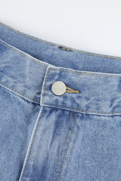 SKULL STAR BAGGY JEANS