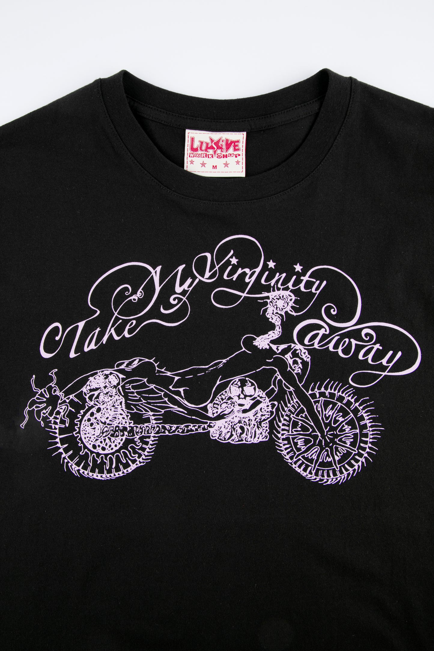 TAKE MY VIRGINITY AWAY TEE BLACK