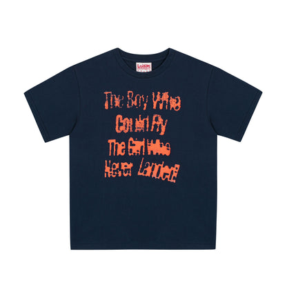 THE BOY WHO COULD FLY TEE NAVY
