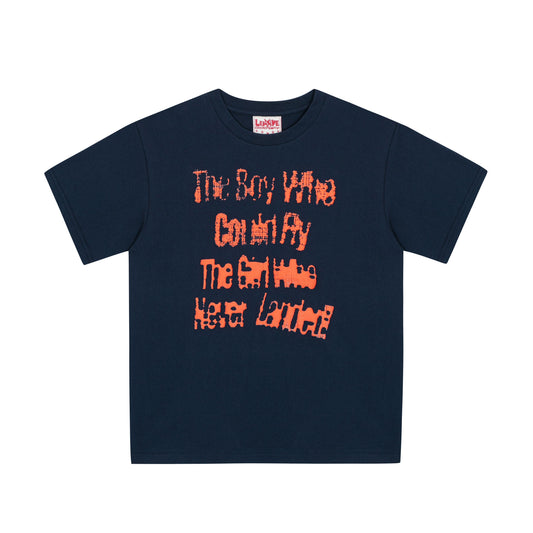 THE BOY WHO COULD FLY TEE NAVY