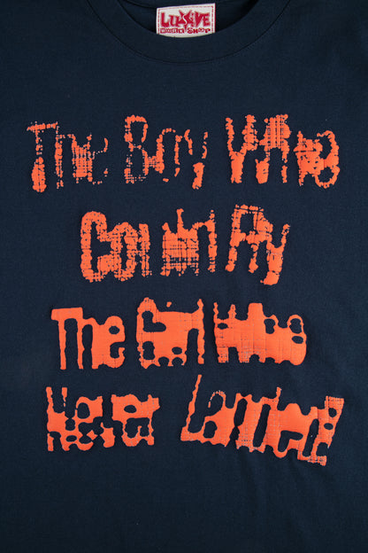 THE BOY WHO COULD FLY TEE NAVY